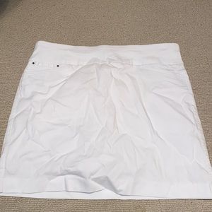 White Skort with pockets